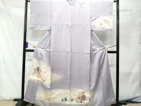 平和屋着物■訪問着　十二単　暈し染め　正絹　逸品　CAAS8928fb