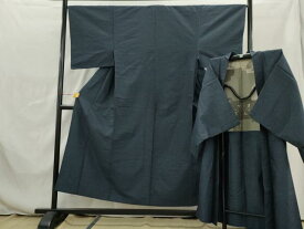 平和屋着物■男性　本場大島紬　アンサンブル　格子　正絹　逸品　AAAW9585nf