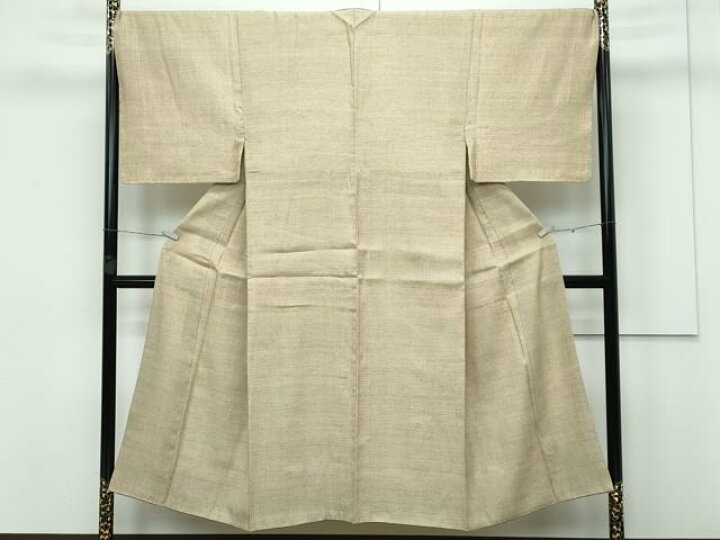 平和屋着物○男性 結城紬 アンサンブル 80亀甲 正絹 逸品 AABA5023np  