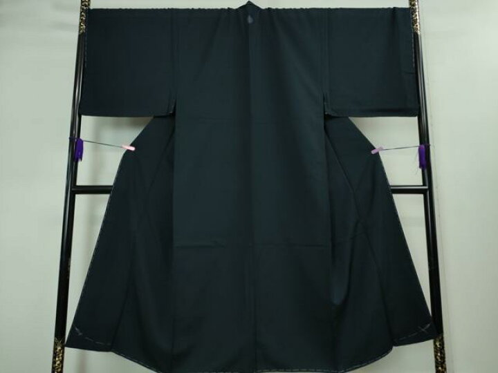 楽天市場】平和屋本店□極上 男性 西陣 鳥居良 茶喜謹製 お召 留紺色  