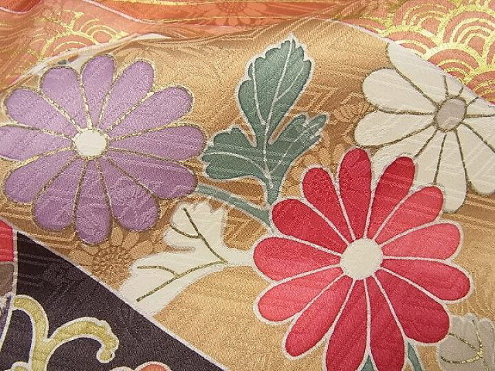 楽天市場】平和屋1□極上 創業460年・千總 振袖 駒刺繍 束ね熨斗花鳥文