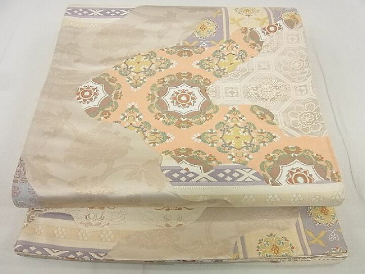 楽天市場】平和屋2◎六通柄袋帯 正倉院天井花文 逸品 DAAA1591du : 平和屋 
