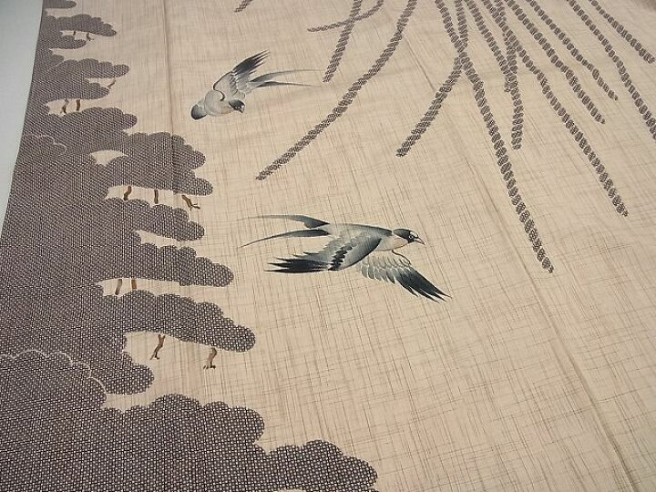 楽天市場】平和屋本店□希少 小紋師 藍田正雄 江戸小紋 訪問着 燕 紬地  