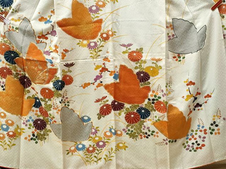 楽天市場】平和屋着物□豪華振袖 駒刺繍 花蝶文 金彩 正絹 逸品  