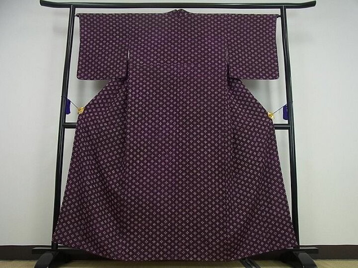 楽天市場】平和屋1□極上 岩手の匠 草紫堂 南部絞り 紫根染 紬 絞り  
