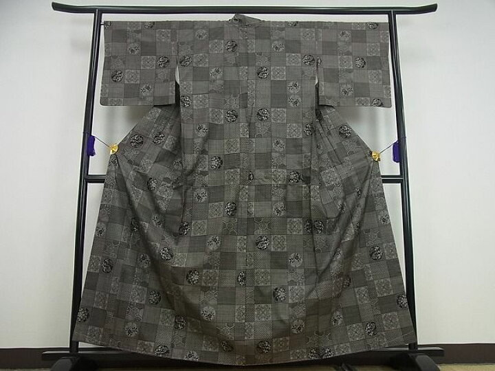 楽天市場】平和屋1□極上 本場大島紬 泥染め 12マルキ 十八算 田畑絹  