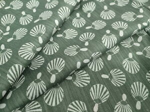 平和屋着物▽小紋 単衣 団扇 うちわ 洗える着物 DAAU2900ud