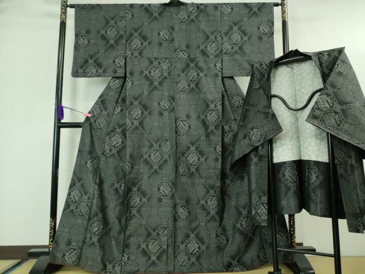 楽天市場】平和屋着物□極上 本場大島紬 羽織セット 有栖川文様 さが美 