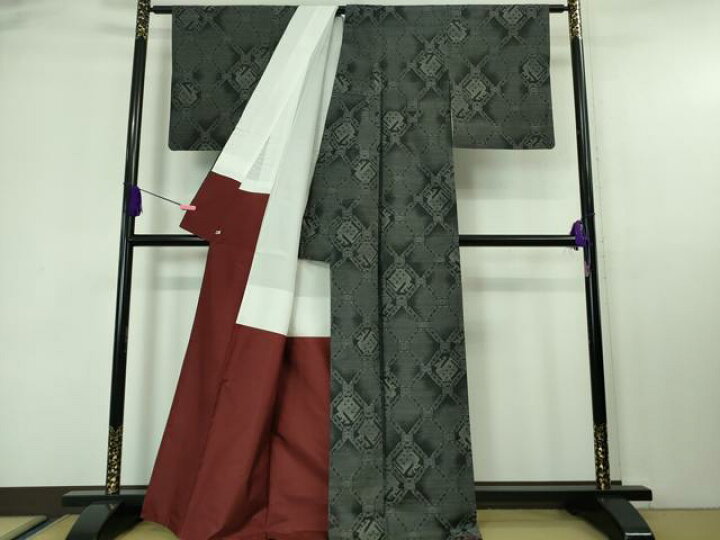 楽天市場】平和屋着物□極上 本場大島紬 羽織セット 有栖川文様 さが美 