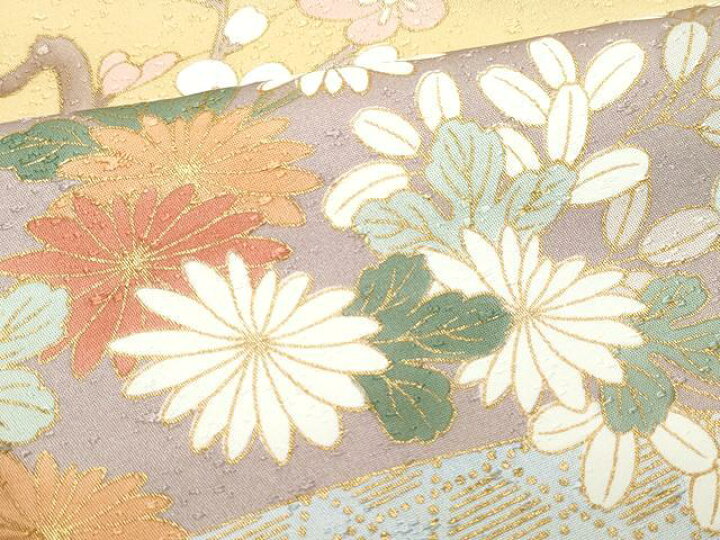 楽天市場】平和屋着物○訪問着 屏風草花文 暈し染め 金彩 正絹 逸品 