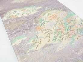 平和屋-こころ店■太鼓柄袋帯　浜松文　金糸　正絹　逸品　B-fw2501