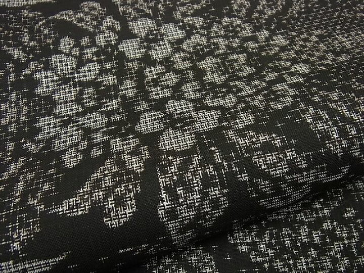 楽天市場】平和屋1□極上 本場大島紬 割り込み絣 泥染 花尽くし 逸品  