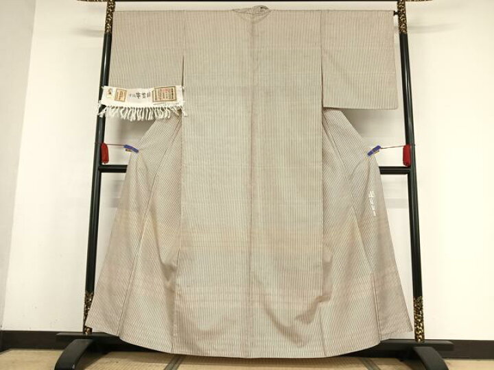 ♦︎きもの結2♦︎石川県無形文化財 牛首紬 訪問着 白山工房