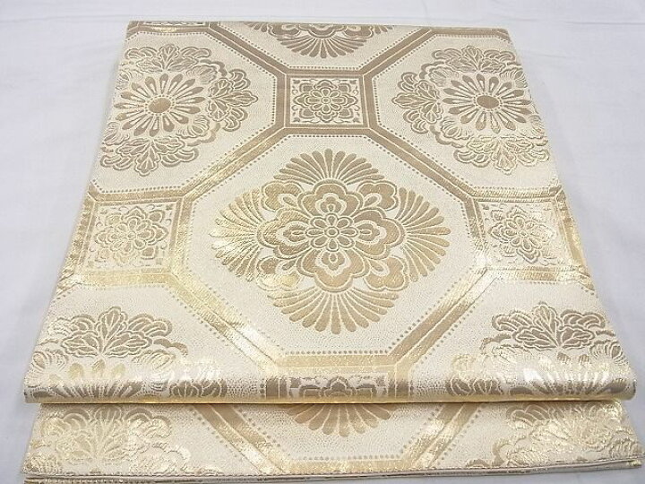 楽天市場】平和屋着物◎六通柄袋帯 蜀江花文 金糸 逸品 BAAE8604cm  