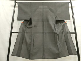 平和屋着物＊夏物　男性　紗紬　80亀甲　総詰め　正絹　逸品　DAAT5835ud