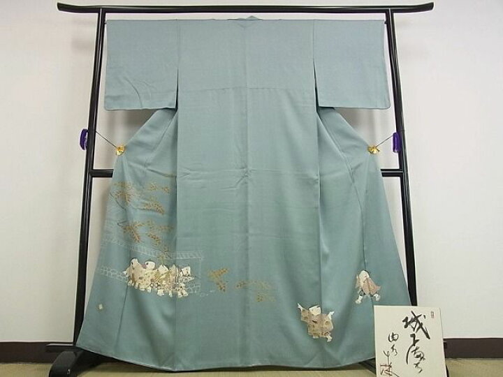 楽天市場】平和屋本店□極上 加賀友禅の巨匠 初代 由水十久 色留訪問着  