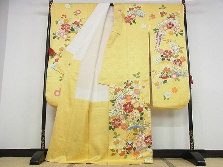 楽天市場】平和屋本店□極上 創業460年・千總 振袖 駒刺繍 誰が袖好み 