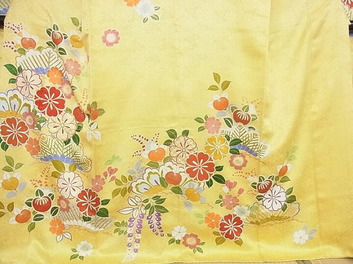 楽天市場】平和屋本店□極上 創業460年・千總 振袖 駒刺繍 誰が袖好み 