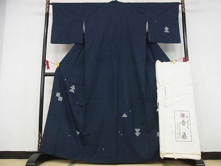 楽天市場】平和屋本店□極上 京都祇園の老舗 ぎをん齋藤 綿薩摩 訪問着  