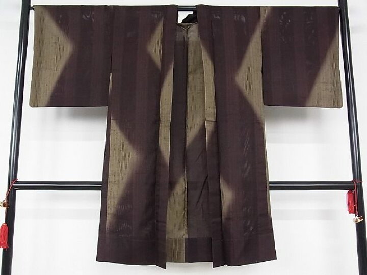 平和屋1□極上 長羽織 塵除け スリーシーズン 春夏秋 菊紋 