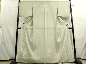 平和屋着物＊夏物　訪問着　絽　蔦の葉文　正絹　逸品　DAAT5752ud