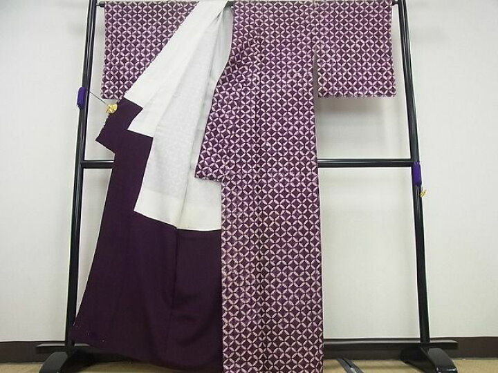 楽天市場】平和屋本店□極上 岩手の匠 草紫堂 南部絞り 紫根染 紬 七宝  