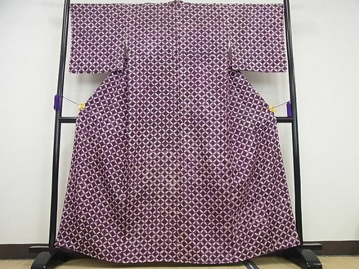 楽天市場】平和屋本店□極上 岩手の匠 草紫堂 南部絞り 紫根染 紬 七宝 