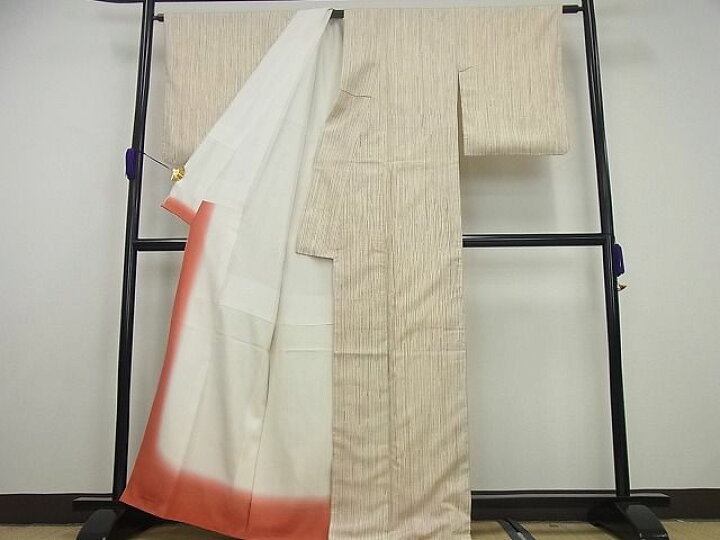 楽天市場】平和屋本店□極上 染司よしおか 五代目 吉岡幸雄 紬 縞 逸品  