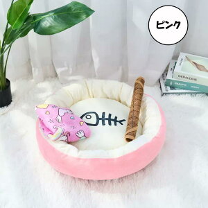 マラソンP5倍 猫 ベッド 犬 ベッド ペットベッド 丸型 ふわふわ XLサイズ 小型犬 中型犬 猫 ペット用 ベッド 「直径60cm」 通年 オールシーズン 春 夏 グッズ 猫用 犬用 円形 おもちゃ付き 可愛