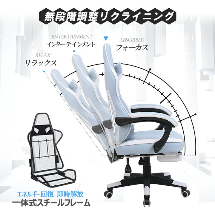 楽天市場】マラソンP5倍 1000円クーポン配布中／ゲーミングチェア 