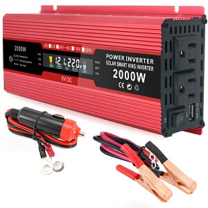 SS P5{ Co[^[ Cg 12V 600W 1200W 2000W DC12VAC100Vɕϊ ԍڗp ő2000W DC AC   ϊ J[Co[^[ VK[\Pbg RZg ԒObY X}z[d AEghA 