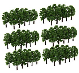 heizi ジオラマ 風景 木 60本セット N ゲージ HOゲージ 鉄道模型 建築模型 プラモデル ミニチュアート 材料 樹木