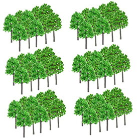 heizi ジオラマ 風景 木 60本セット N ゲージ HOゲージ 鉄道模型 建築模型 プラモデル ミニチュアート 材料 樹木