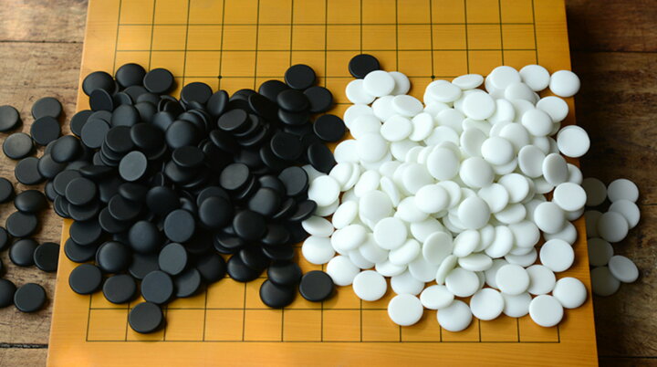 楽天市場】【あす楽】【送料無料】 碁石 囲碁 硬質メラミン 中厚石 361 