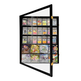 heizi PSAポケモンカード ディスプレイケース 壁掛け コレクションケース ポケカ 遊戯王 デュエマ 対応 (35枚)