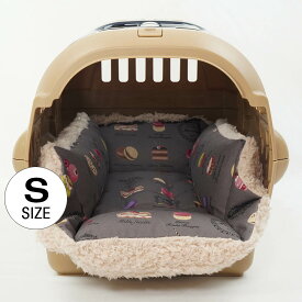 ペットが喜ぶ キャリー クッション ベッド マカロンチョコファー Sサイズ / ヘレンズ ペットベッド 犬 猫 キャンピング ペット クレートマット クレートクッション クレートベッド