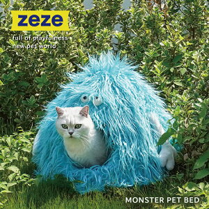 LnEX xbh / ZEZE MONSTER PET BED B BLUE / X^[ F  ӂӂ g _炩 Ci[pbgt |bv Mtg 킢 magnet }Olbg