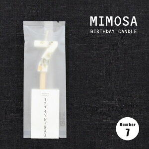 yubNtCf[10%OFFzLh o[Xf[ / MIMOSA BIRTHDAY CANDLE S10 / hCt[  N a LO ʂȓ {  W20-30 x H110mm {^jJ f 킢 W