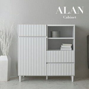 �y�����z���[�I | ALAN �L���r�l�b�g�i89cm���j ALN90-90C | W88.6×D39.8×H90.1cm �g���� 2���z�� �Ƌ� �����o�� �����Ղ���[ �z���C�g ���킢�� �V���� 4FUL