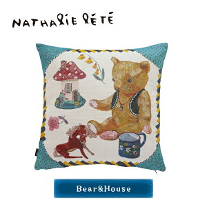 ナタリーレテ クッションカバー 全5種|Nathalie Lete ナタリー・レテ ナタリー レテ 枕カバー ゴブラン織り インテリア ギフト プレゼント 動物 アニマル ネコポス