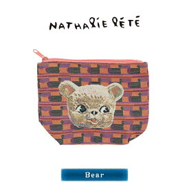 【11月15日5％OFFクーポン】レディース ポーチ 全7種｜Nathalie Lete ナタリー・レテ レディースポーチ メイクポーチ 旅行 収納 整理 サニタリー かわいい おしゃれ 動物 アニマル 個性派 プレゼント プチギフト 贈り物 女性 レディース ネコポス