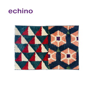 �y4��10�� 5��OFF�N�[�|���z���O�}�b�g | echino Shaggy Rug Mat �S3�� | ��W90×L60cm ���ׂ�~�� �ӂ��ӂ� ���փ}�b�g ���r���O�}�b�g �q������ ���� �G�`�m ��� �ÉƉx�q �A�[�g ���_�� �l�C �v���[��