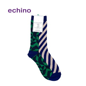 �y4��10�� 5��OFF�N�[�|���z�C�� | echino socks �S3�� | �\�b�N�X 23-25cm �G�`�m ��� �ÉƉx�q �A�[�g ���_�� �l�C �v���[���g �l�R�|�X