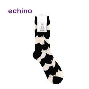 �y4��10�� 5��OFF�N�[�|���z�C�� | echino socks �S3�� | �\�b�N�X 23-25cm �G�`�m ��� �ÉƉx�q �A�[�g ���_�� �l�C �v���[���g �l�R�|�X
