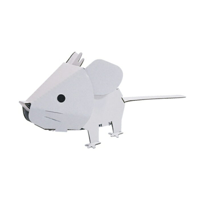 楽天市場 ネコポス対応 Hacomo ダンボール工作キット ねずみ 段ボール ダンボールキット 工作 手作り 作る 図工 かわいい ネズミ 子ども こども 町の小さな雑貨屋さん アポン