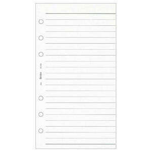 【メール便対応】No.435日本能率協会 バインデックス バイブルサイズリフィール 太ケイページ(ホワイト) 30枚入