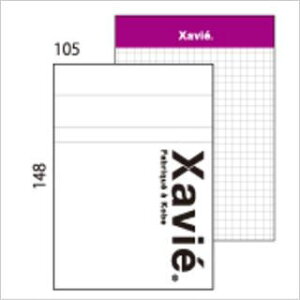 y[֑Ή/8܂ŁzfUCjOp[ XavieBloc-Notes A6 m[g