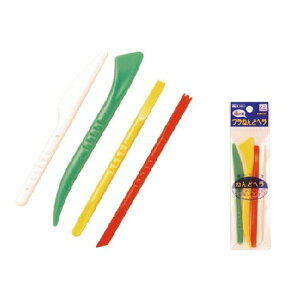 【メール便対応可】銀鳥産業 ねんどヘラ 4本組 NH-P4F家庭用 学校用 文具 文房具 工作 勉強 教育 小学生 中学生 高校生 おもちゃ 知育 玩具