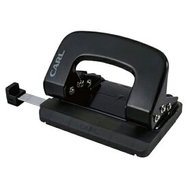 【メール便不可】LPN-16-Kカール事務器 アリシス(2穴パンチ) 16枚(穿孔枚数)ブラック 穴あけパンチ 書類 整理 製本 コンパクト 学校用 事務用 家庭用 オフィス かわいい シンプル