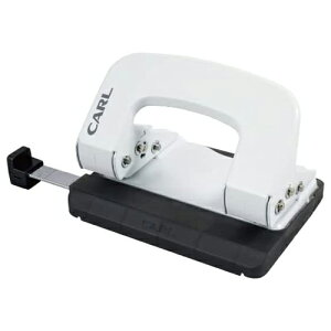 【メール便不可】LPN-16-Wカール事務器 アリシス(2穴パンチ) 16枚(穿孔枚数)ホワイト 穴あけパンチ 書類 整理 製本 コンパクト 学校用 事務用 家庭用 オフィス かわいい シンプル